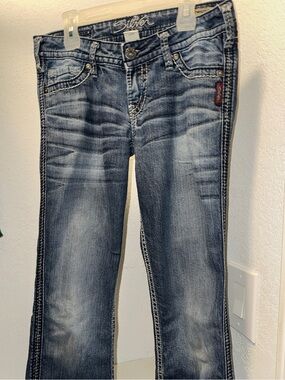 Silver Jeans Medium Wash Wide Leg Jeans